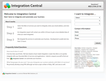 Tablet Screenshot of integrations.beckerwebsolutions.com